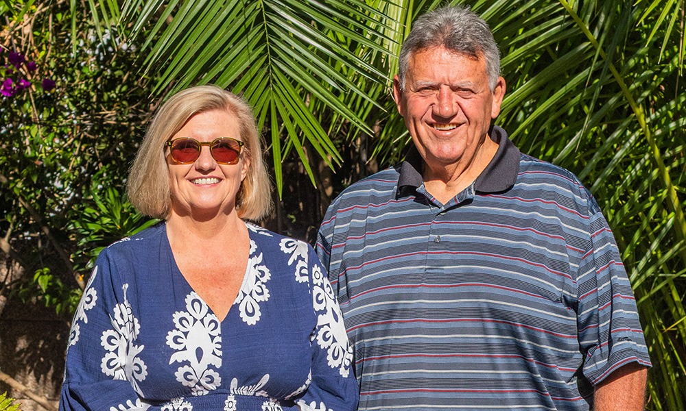 Bruce and Paula Thomson, hosts of Caledon 23 Guest House George